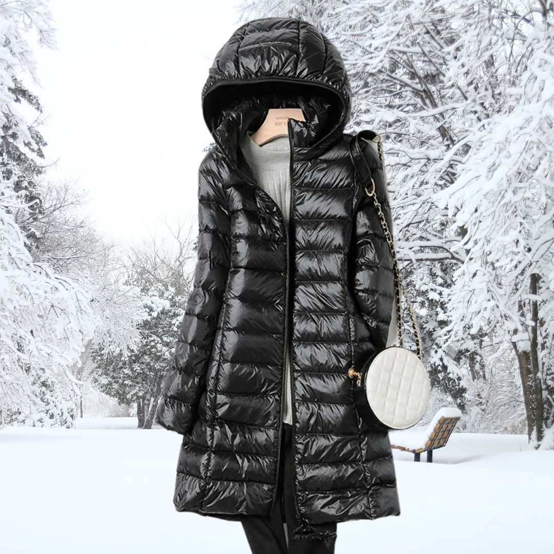 Harmonious Lightweight Hooded Puffer Coat For Women | Arlena