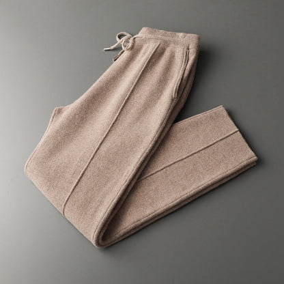 Shimmering Refined Drawstring Trousers For Men | Lando