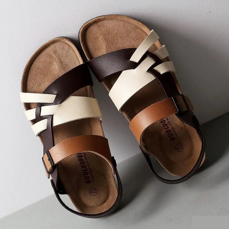 Foremost Classic comfort sandals with contoured footbed for men | Ottilie