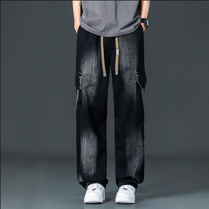 Spring Wide-leg cargo pants for men | Cabana
