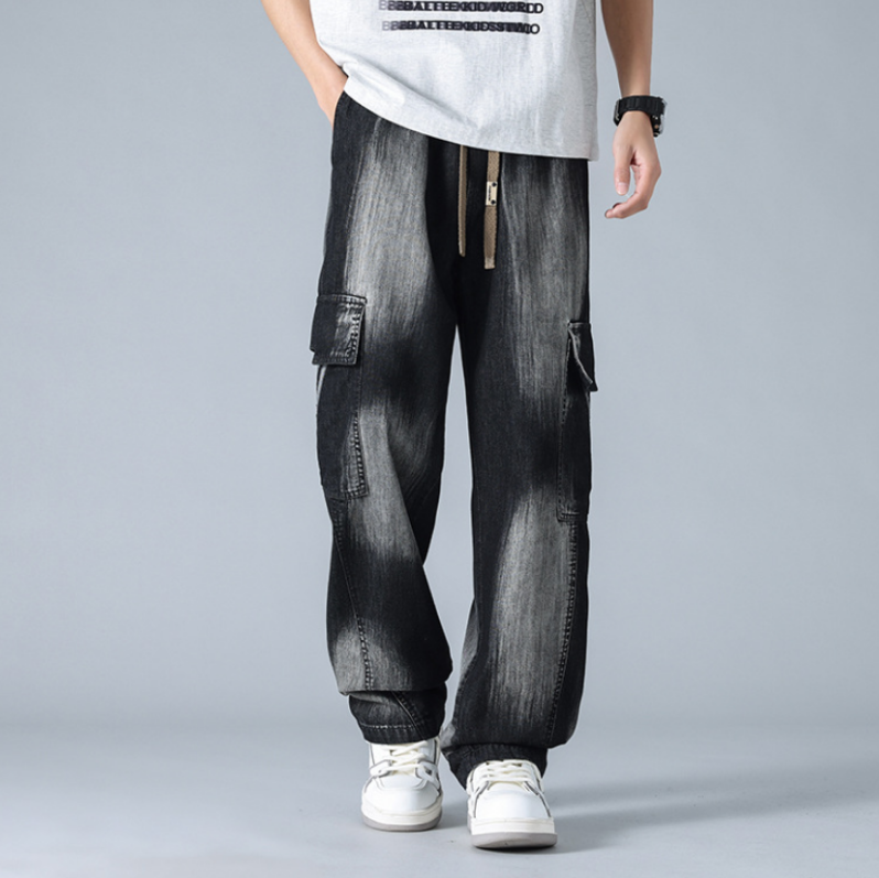 Spring Wide-leg cargo pants for men | Cabana