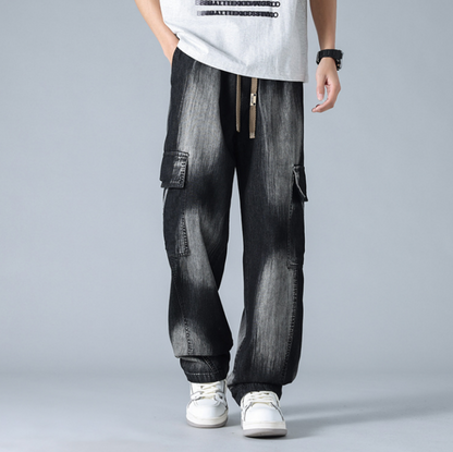 Spring Wide-leg cargo pants for men | Cabana