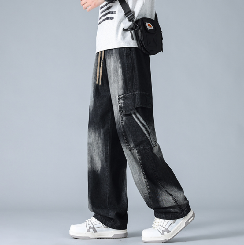 Spring Wide-leg cargo pants for men | Cabana