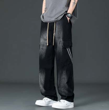 Spring Wide-leg cargo pants for men | Cabana