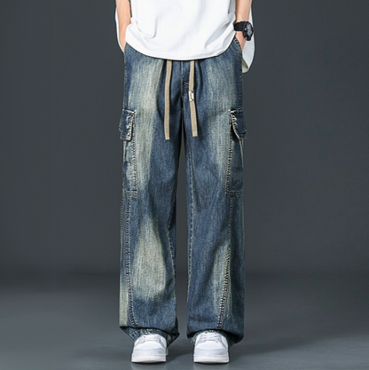 Spring Wide-leg cargo pants for men | Cabana