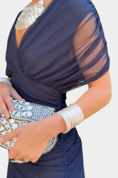 Angelic Off Shoulder Elegant Dress For Women | Roselise