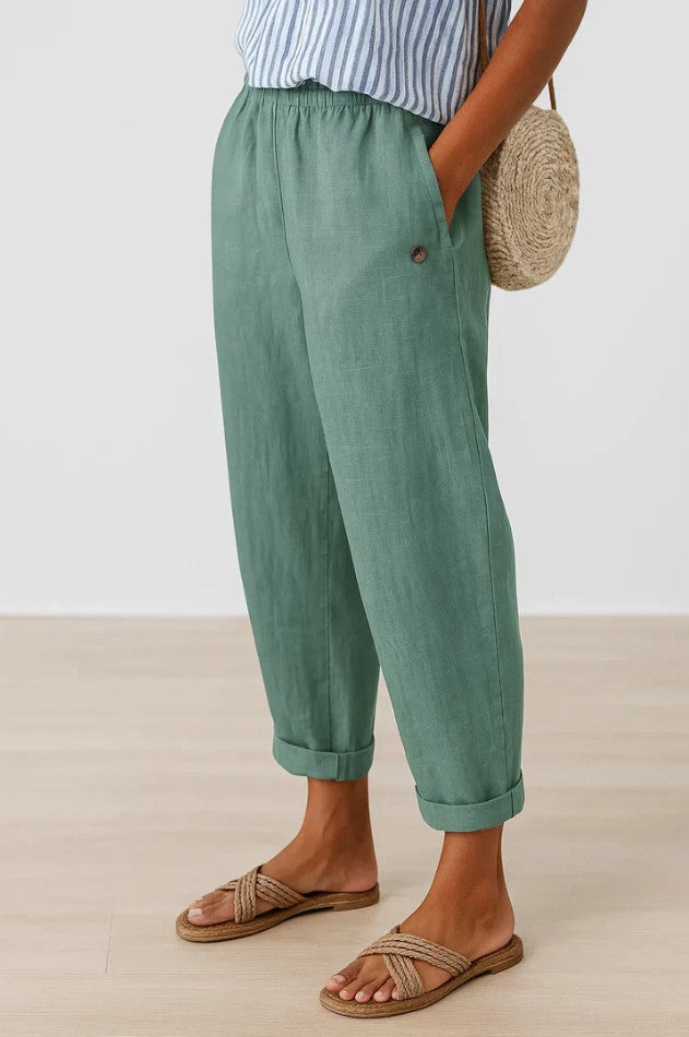 Cosmopolitan Relaxed straight-leg trousers for women | Roselle