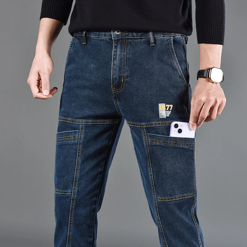 Reliable Utility Straight-Leg Jeans for Men | Dalton