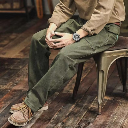Cheerful Heritage Utility Trousers For Men | Caven