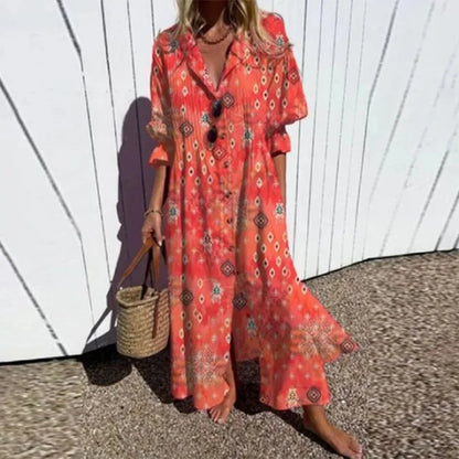 Subtle Effortless everyday maxi dress for women | Isalie