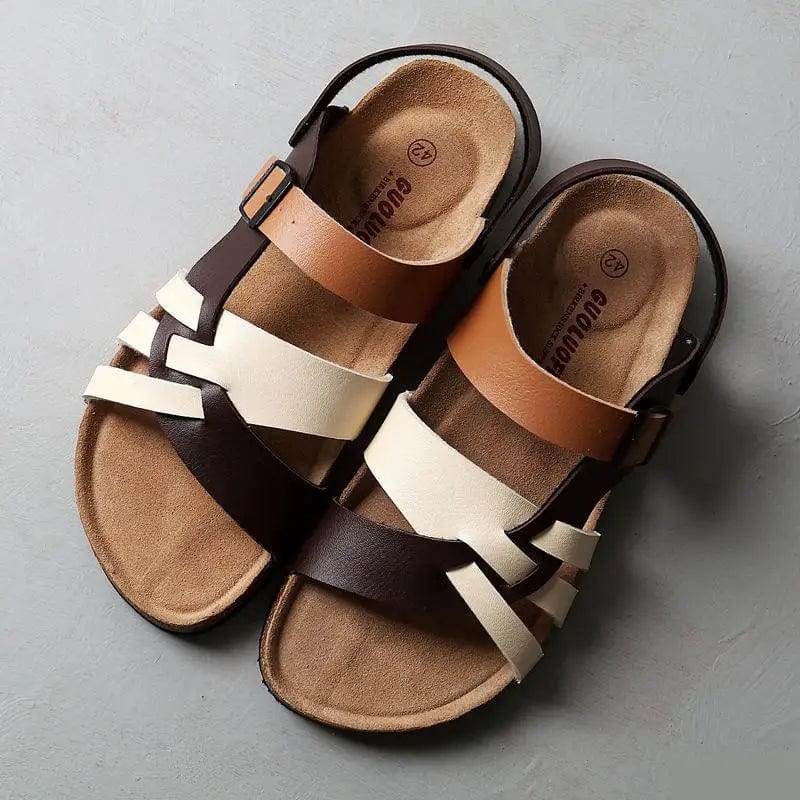 Foremost Classic comfort sandals with contoured footbed for men | Ottilie