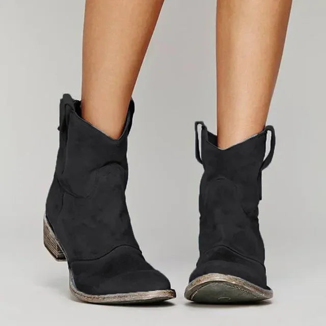 Watchful Vintage Western Ankle Boots For Women | Maribel