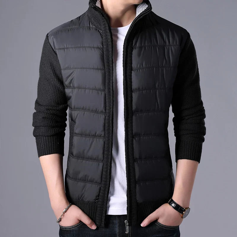 Joyful Hybrid Quilted Jacket For Men | Ezra