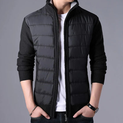 Joyful Hybrid Quilted Jacket For Men | Ezra