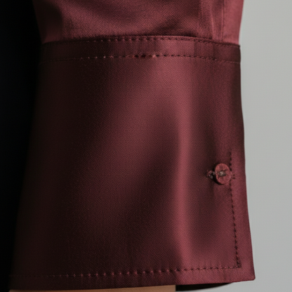 Classic Silky Finish Button Front Blouse For Women | Liorenne