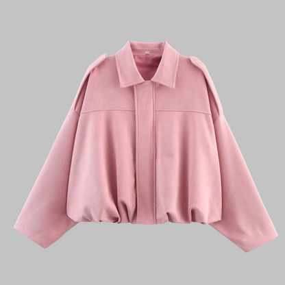 Stunning Loose Fit Military Style Jacket For Women | Calystrine