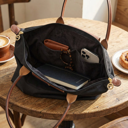 Etched Large Le Pliage tote bag for women | Longchamp
