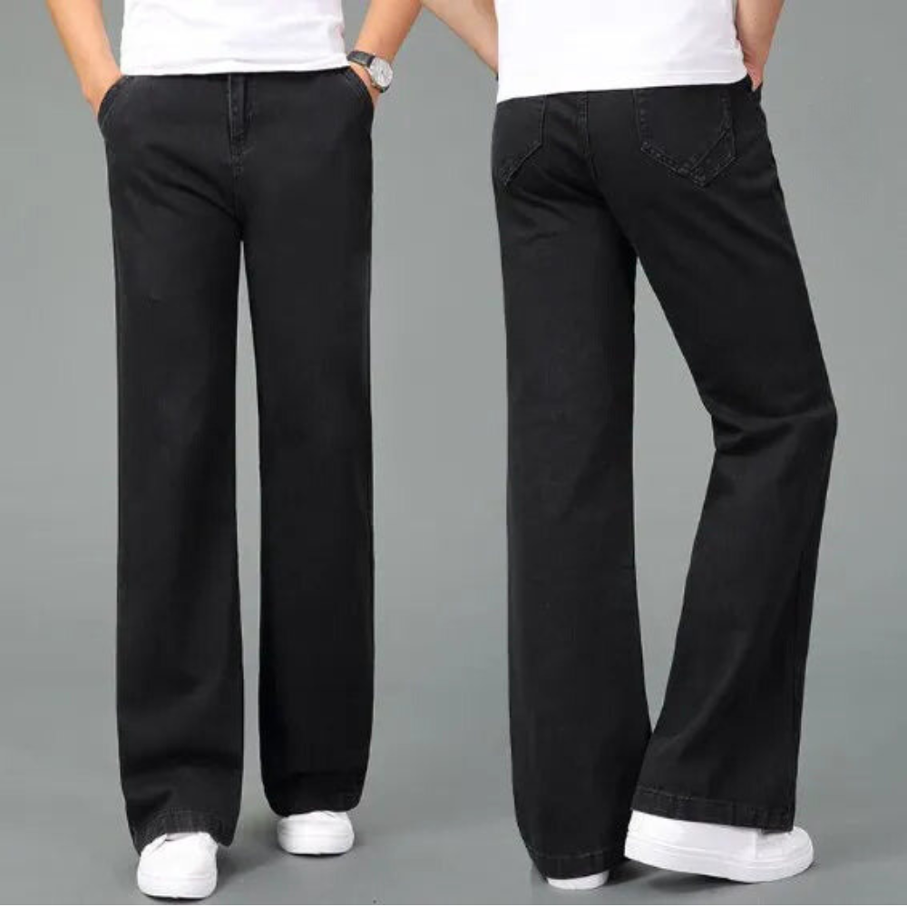 Dazzling Boot Cut Flared Jeans For Men | Ronan