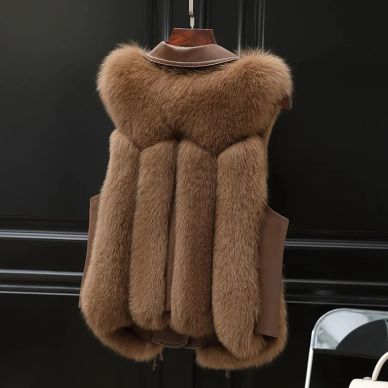 Avant Elegant Textured Statement Vest For Women | Gemma