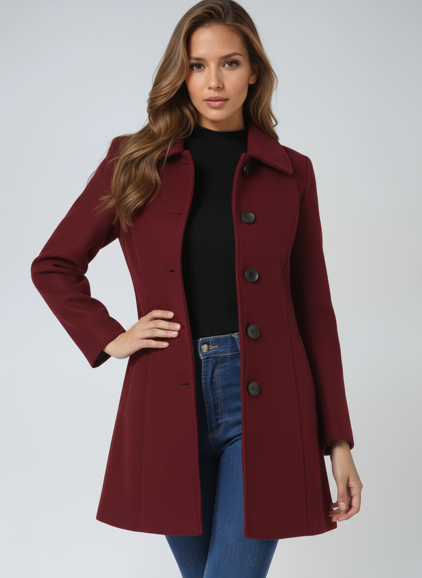 Cloudy Classic Fit And Flare Trench Coat For Women | Madeleine