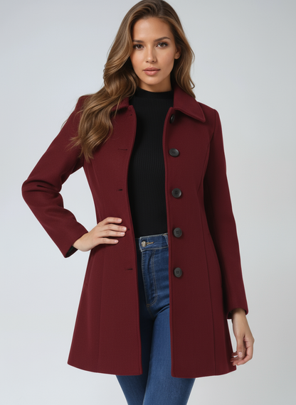 Cloudy Classic Fit And Flare Trench Coat For Women | Madeleine