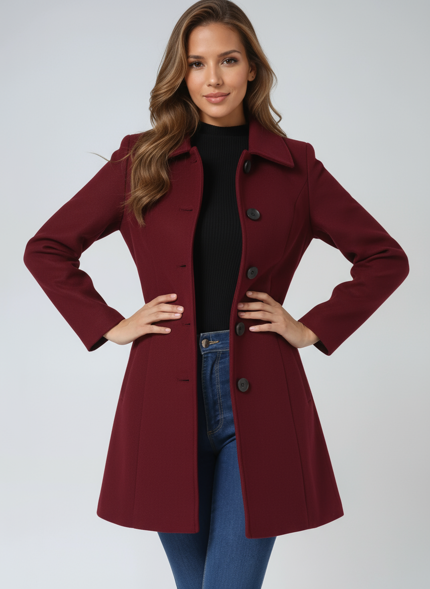 Cloudy Classic Fit And Flare Trench Coat For Women | Madeleine