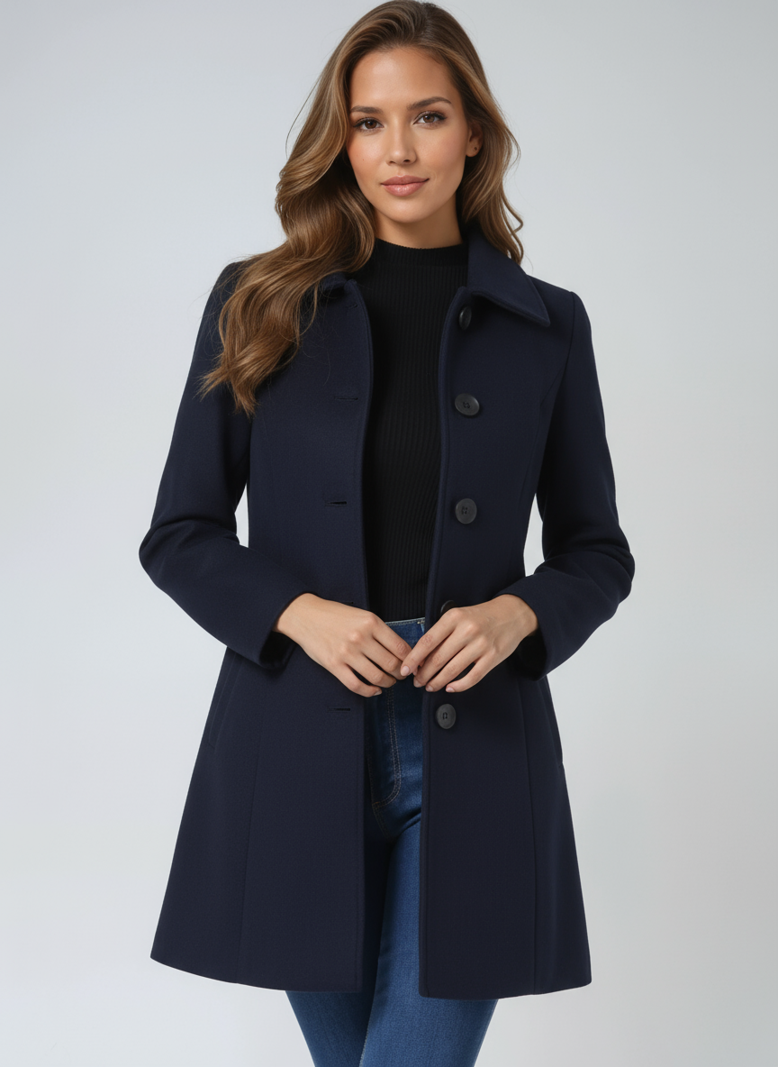 Cloudy Classic Fit And Flare Trench Coat For Women | Madeleine