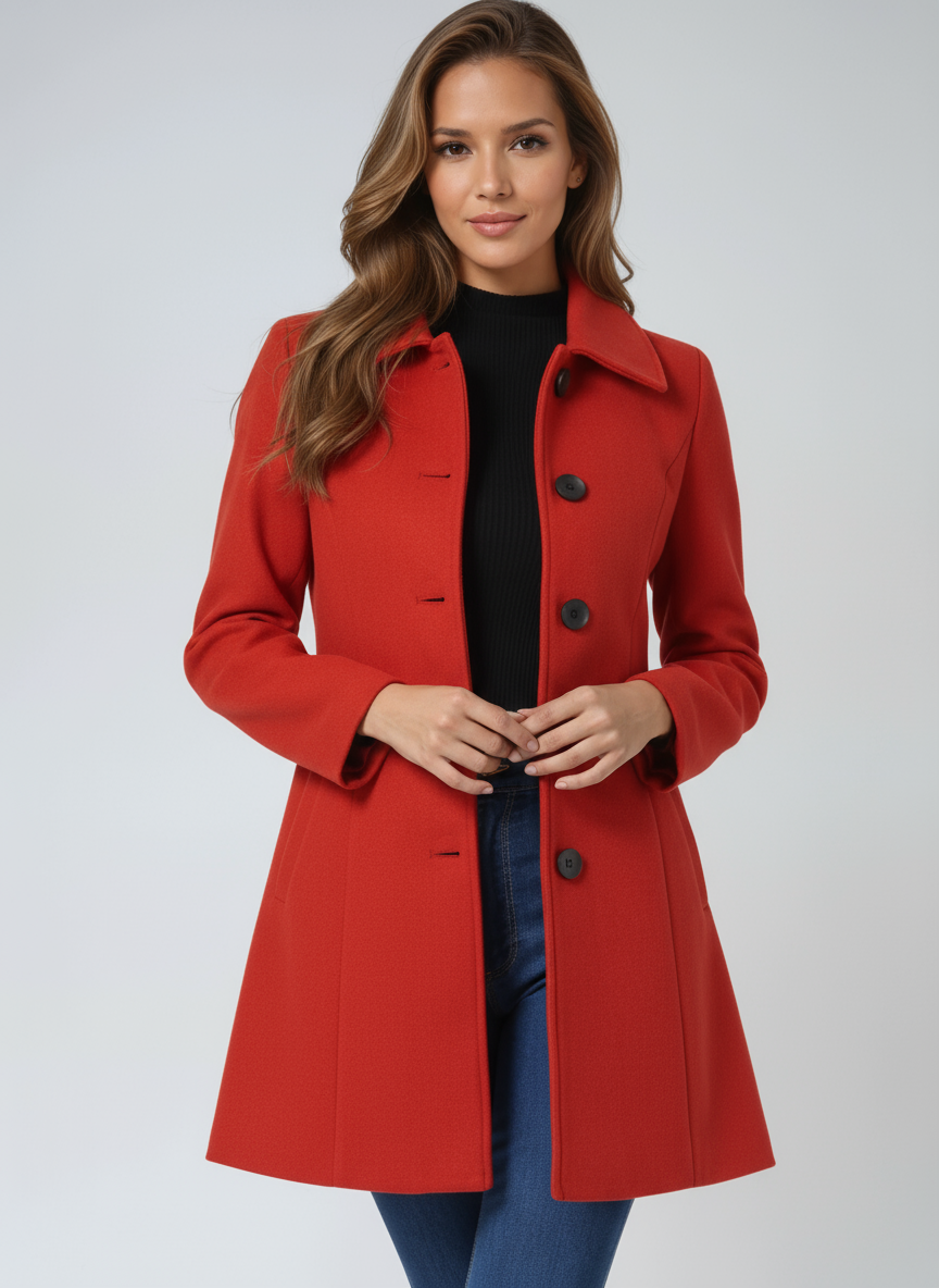 Cloudy Classic Fit And Flare Trench Coat For Women | Madeleine