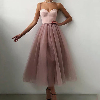 Marylebone Elegant strapless tulle dress for women | Elise