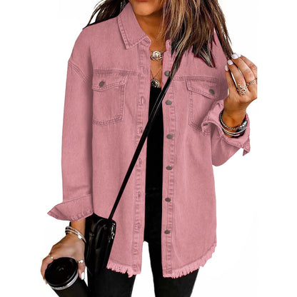 Supreme Relaxed Fit Denim Jacket For Women | Kalinda
