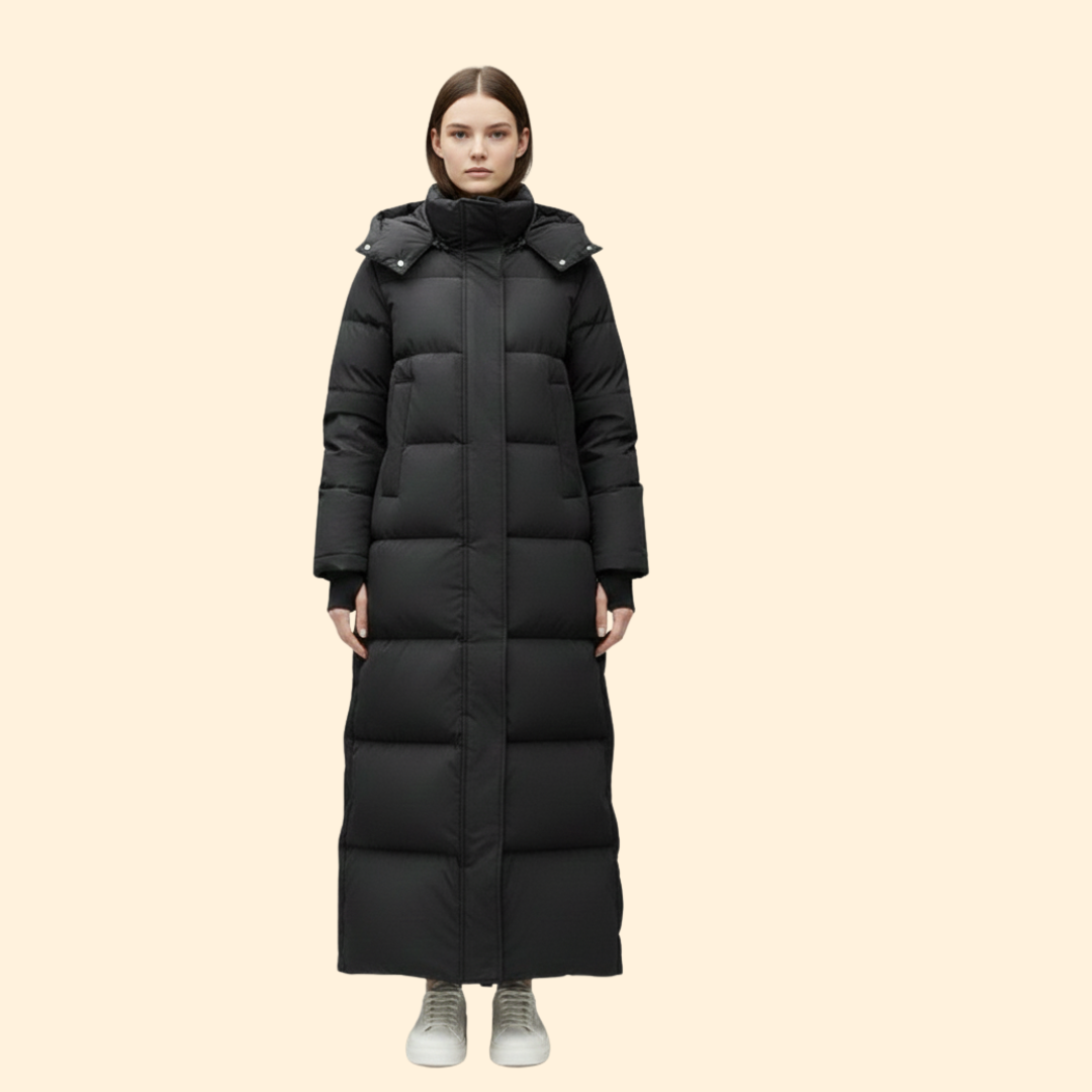 Exclusive Long Hooded Padded Parka For Women | Ariela