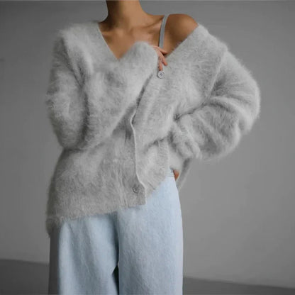 Grinstead Cardigan sweater with refined knit design for women | Amara