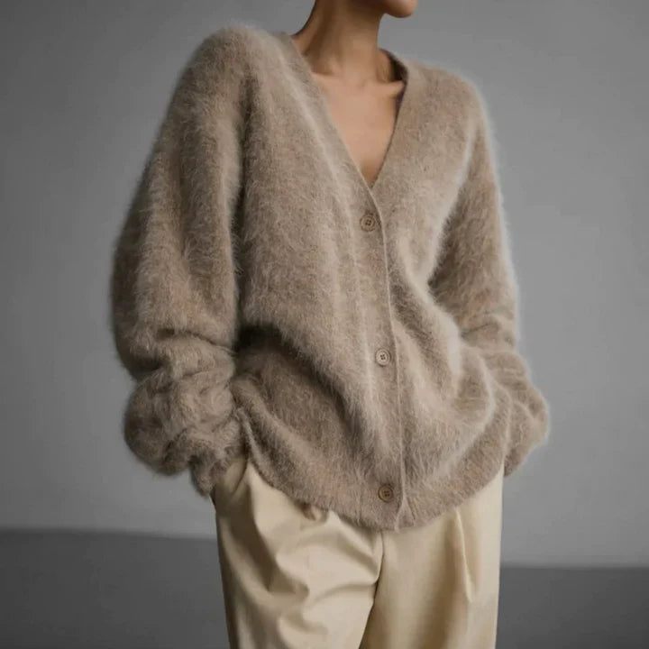 Grinstead Cardigan sweater with refined knit design for women | Amara