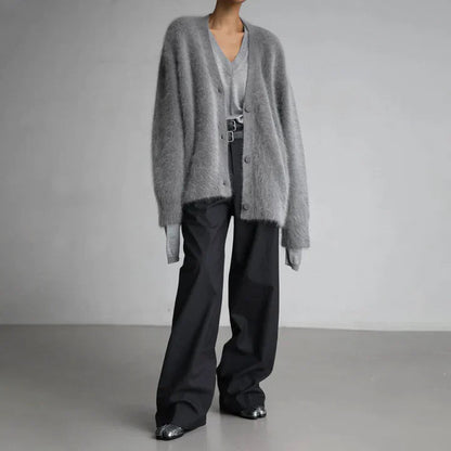 Grinstead Cardigan sweater with refined knit design for women | Amara