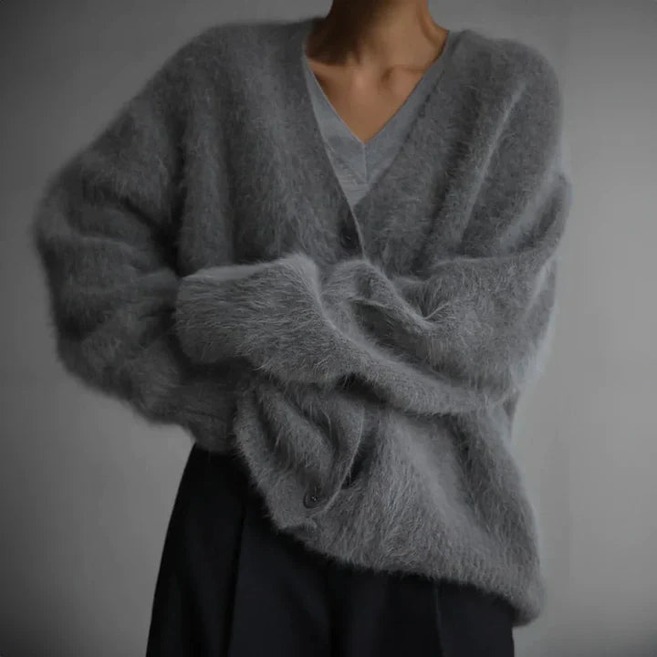 Grinstead Cardigan sweater with refined knit design for women | Amara