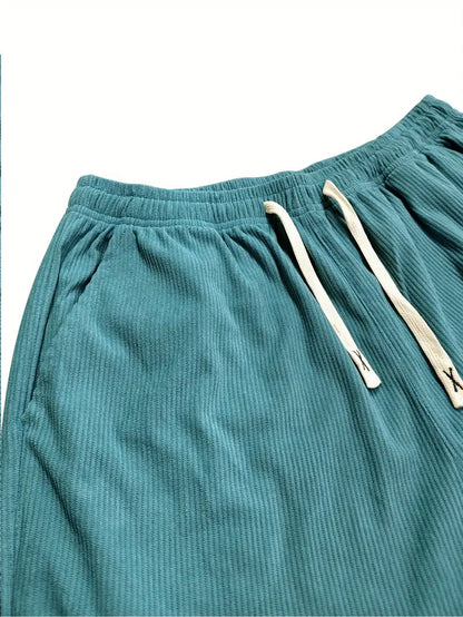 Gold Wide Leg Drawstring Trousers for Women | Elodie