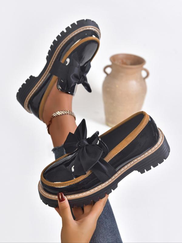 Murmured Artisan loafers with bow detail for women | Chelsea