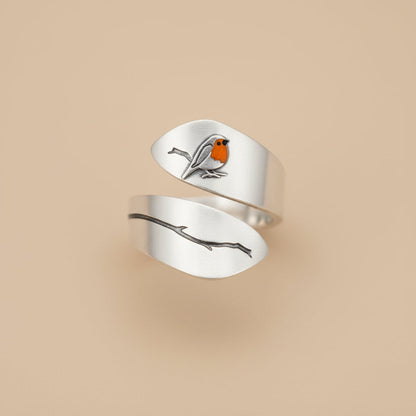 Reflective Bird earrings with robin-inspired design for women | Robinelle
