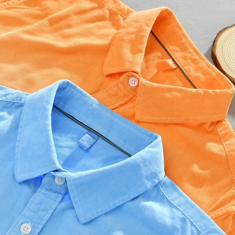 Engraved Gradient Button Down Shirt for Men | Corwyn