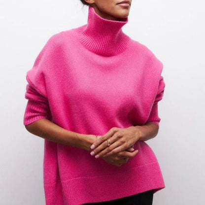 Ruby Oversized High Neck Sweater for Women | Isolde