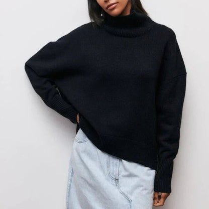 Ruby Oversized High Neck Sweater for Women | Isolde