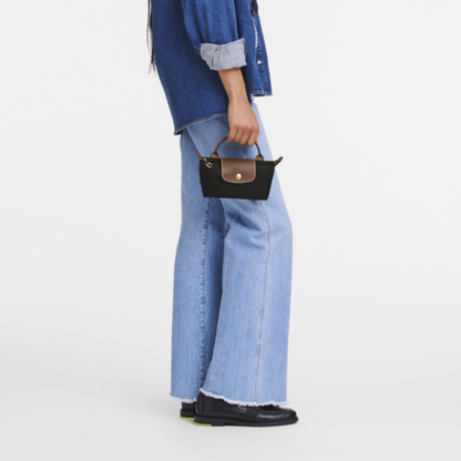 Painted Elan mini pouch bag with strap for women | Longchamp