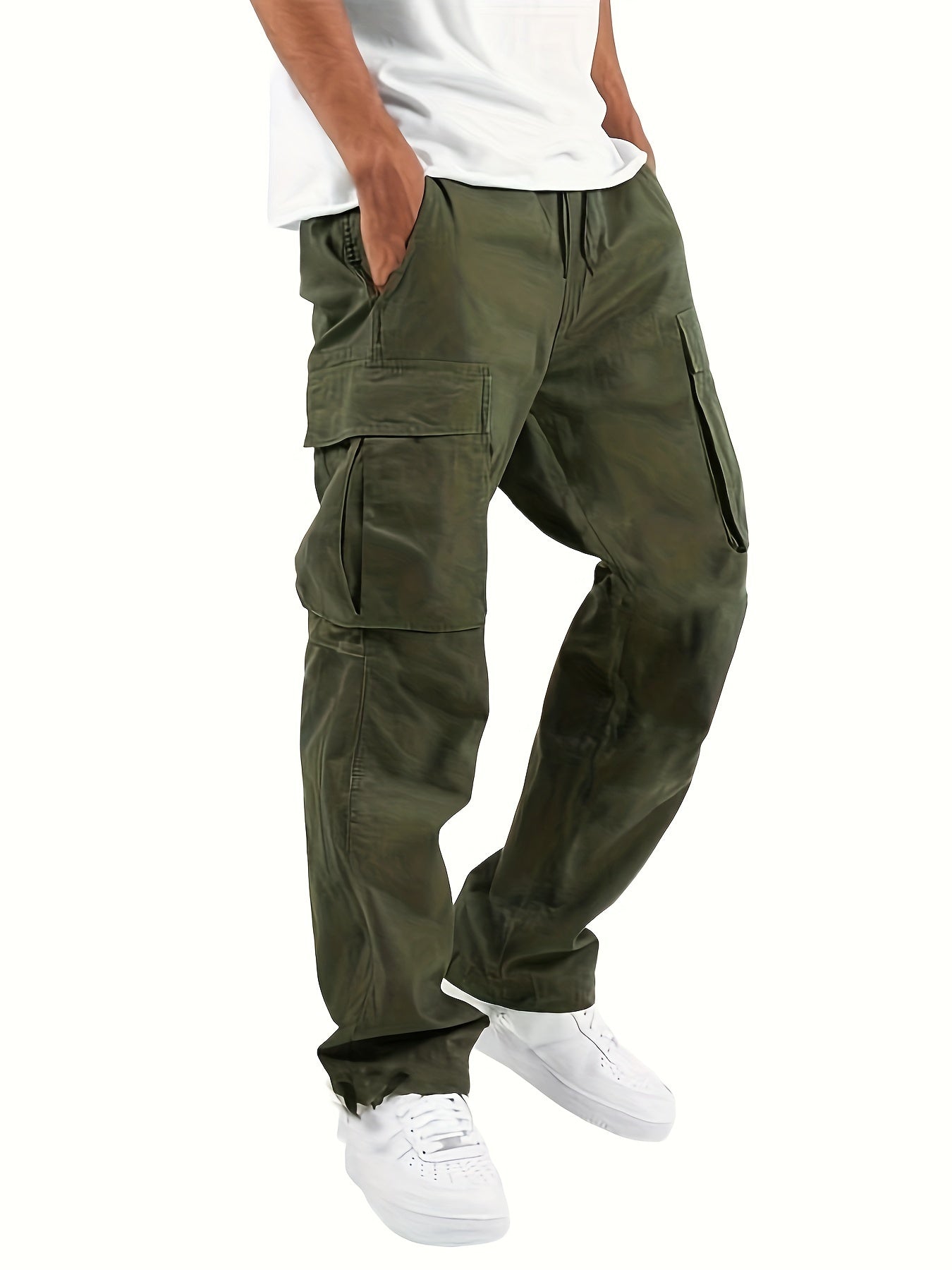 Cashmere Oversized cargo pants for men | Chris