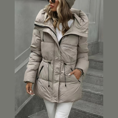 Stylish Oversized Hooded Puffer Jacket For Women | Celestine