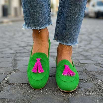 Affectionate Tassel-embellished loafers with playful detailing for women | Mandy