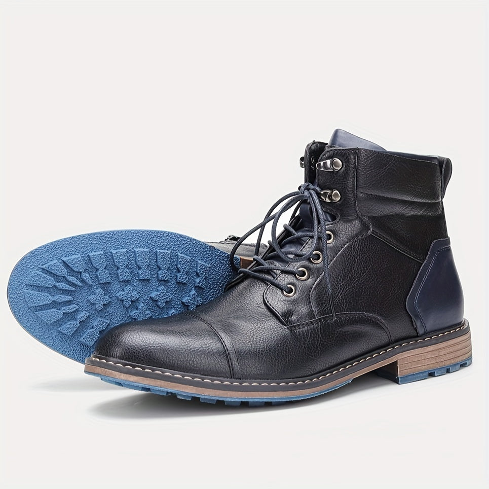 Adaptable Heritage Brogue Lace Up Boots For Men | Drew