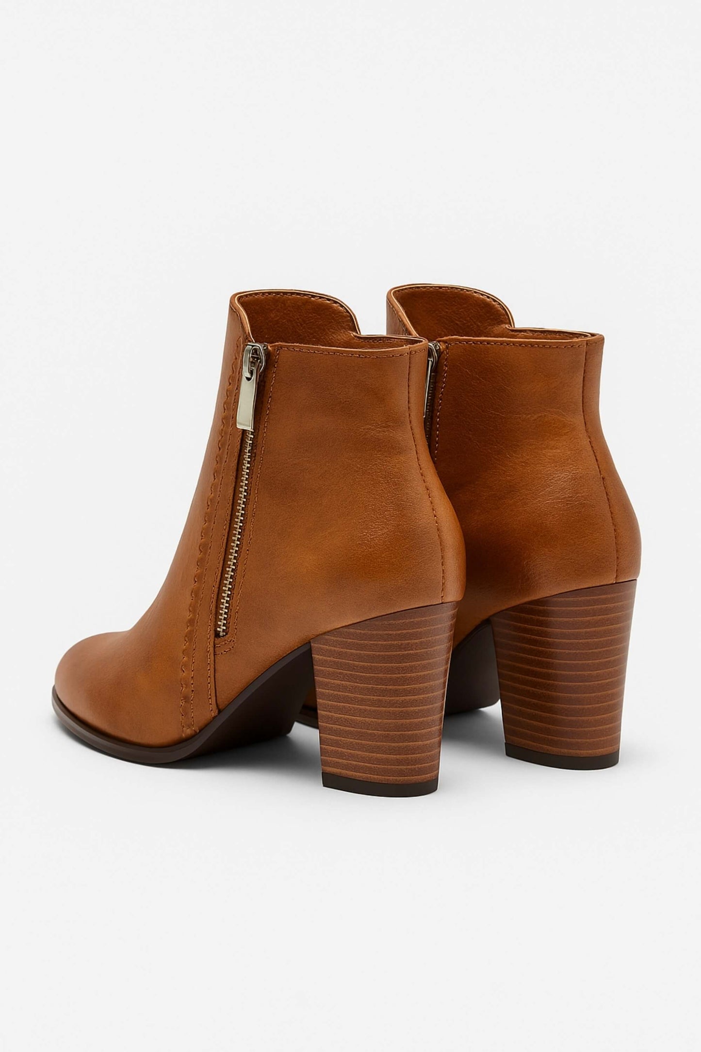Comforting Ankle boots with chunky mid-heel for women | Caurelle