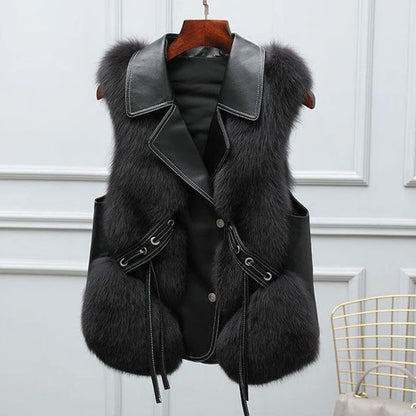 Avant Elegant Textured Statement Vest For Women | Gemma
