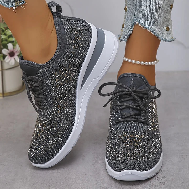 Focused Supportive sneakers with sparkling detail for women | Bonnie