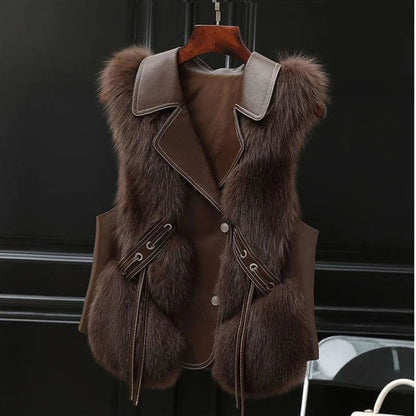 Avant Elegant Textured Statement Vest For Women | Gemma
